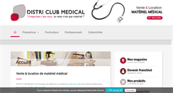Desktop Screenshot of districlubmedical.fr